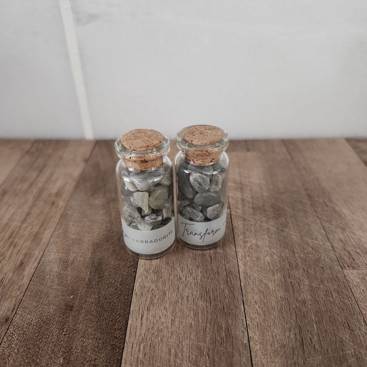 Assorted Crystals in Glass vial