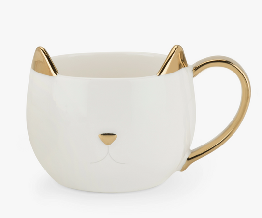 Chloe White Cat Mug