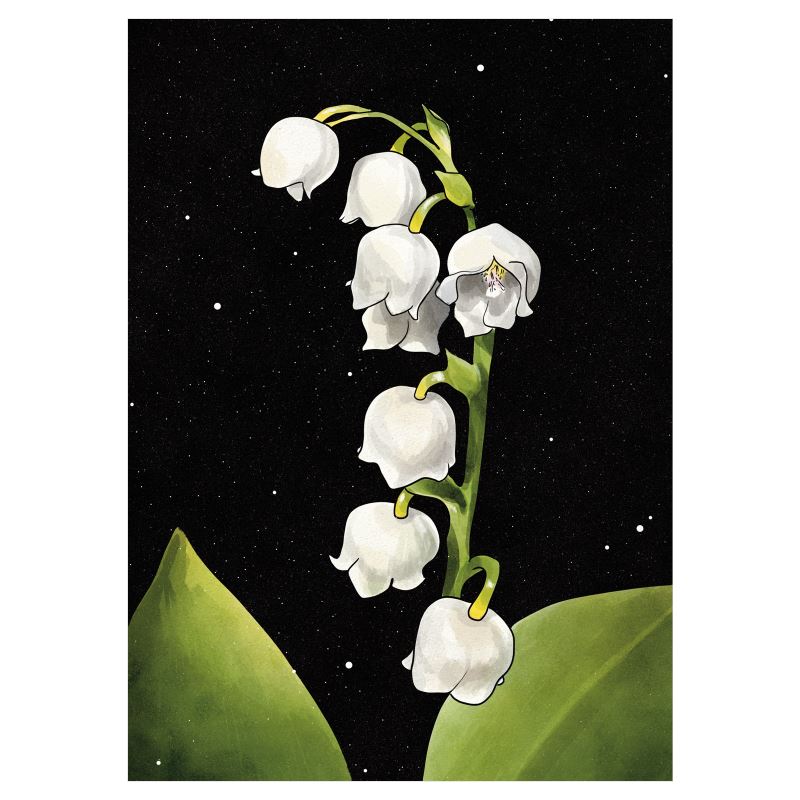 Lily of the Valley - 5x7 Art Print